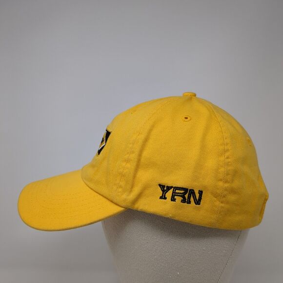 Slippery Slideback Hat Yellow One Size Adjustable Embroidered 6 Panel Cotton YRN - Picture 3 of 8
